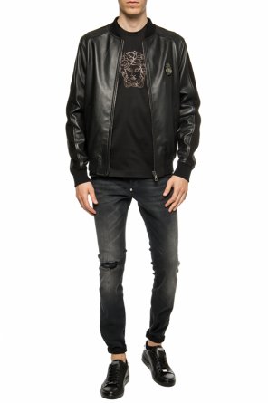 Leather bomber jacket, zdjęcie 2 Leather bomber jacket od Billionaire